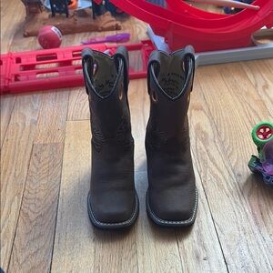 Kids Brown Cowboy Boots